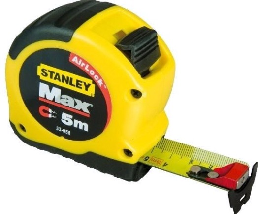 Рулетка STANLEY "MAX SHORT" 8.0 м 0-33-959 [0-33-959]
