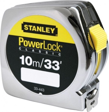 Рулетка STANLEY "POWERLOCK" 10.0 м 0-33-443 [0-33-443]