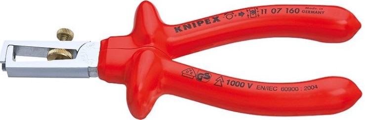Съемник изоляции диэлектрический KNIPEX 1107160 1000 V, 160 мм [KN-1107160]
