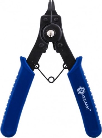 Съемник стопорных колец Кобальт 246-463 в наборе с 4 насадками.