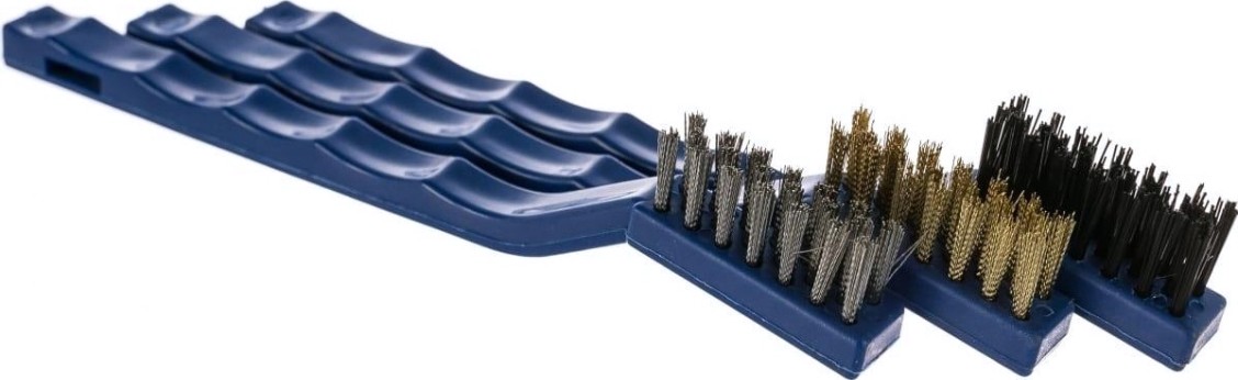 Щетка Кобальт 248-740 набор кордщеток 180 мм (3 шт.), пластмассовая ручк