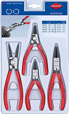 Щипцы KNIPEX 002003V02 набор щипцов для внутренних и внешних стопорных ко [KN-002003V02]