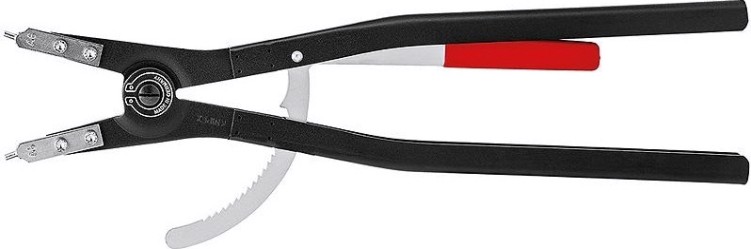 Щипцы KNIPEX 4610A6 для больших внешних стопорных колец, с запирающим [KN-4610A6]