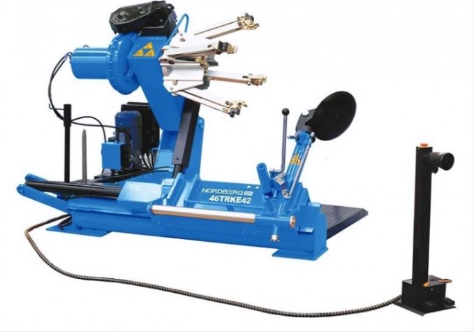 Шиномонтажный стенд NORDBERG 46TRKE42 для грузовых машин, 380 В, синий [ЦБ-00000333]