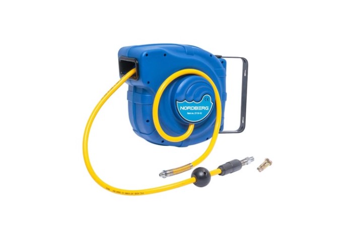 Шланг воздушный на катушке NORDBERG 2115-10 PVC диам. 10x16мм (14+1 м)