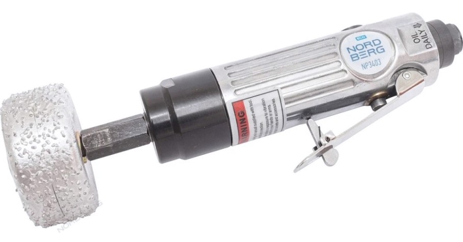 Шлифмашина прямая пневматическая NORDBERG NP3403 для зачистки шин, 2500 об/мин [NP3403]