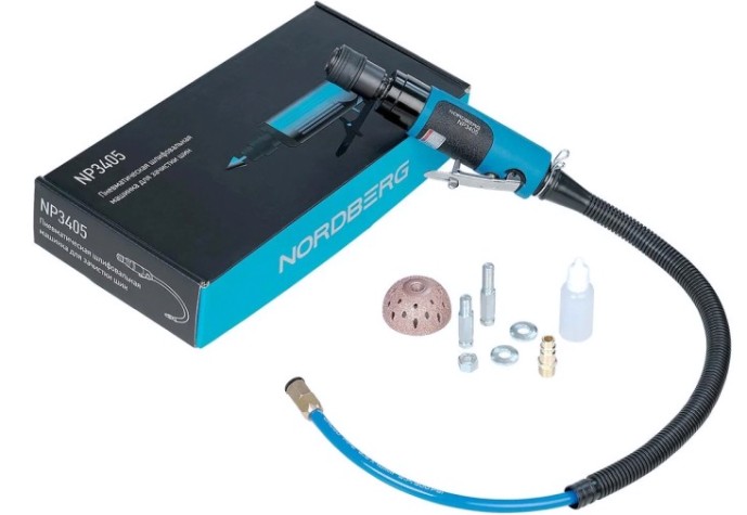 Шлифмашина прямая пневматическая NORDBERG NP3405 для зачистки шин с насадкой [ЦБ-00017087]