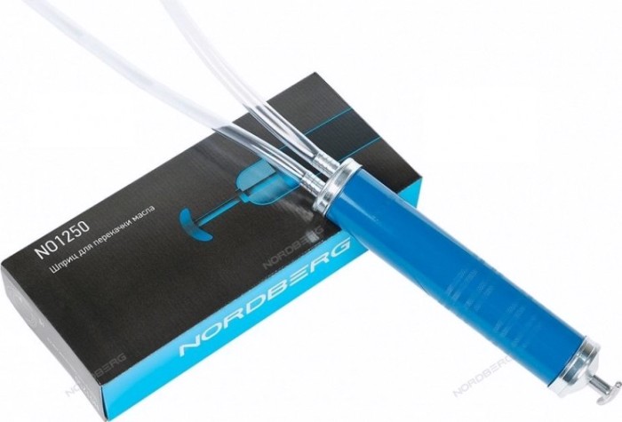 Шприц для заливки масла NORDBERG NO1250 500мл. [ЦБ-00017343]