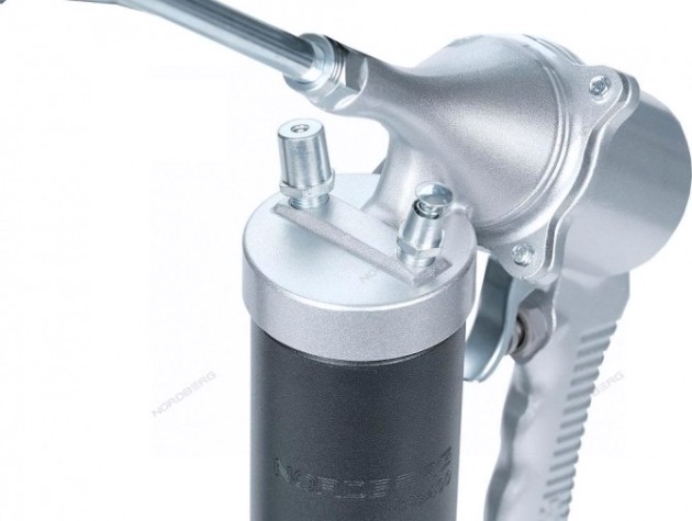 Шприц плунжерный пневматический NORDBERG NO3400 для густой смазки, 400мл [NO3400]