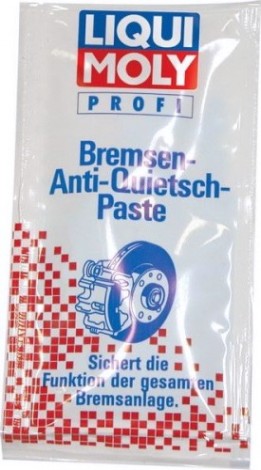 Синтетическая смазка для тормозной системы LIQUI MOLY Bremsen-Anti-Quietsch-Paste 0,01 л. 7585/3078 [7585/3078]