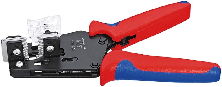 Стриппер KNIPEX KN-121213 прецизионный со сменными фасонными ножами, awg 10/