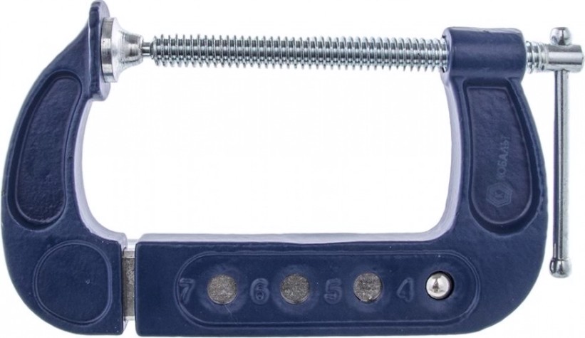 Струбцина G-образная раздвижная Кобальт 50 - 75 мм 244-506 [244-506]