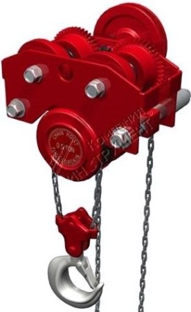 Таль цепная СОРОКИН 4.400 передвижная, грузоподъемность 0.5 т, 3,0 м