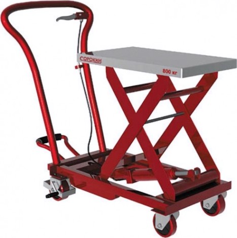 Тележка гидравлическая СОРОКИН 9.28 платформенная 0,8 тонны