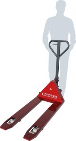 Тележка гидравлическая СОРОКИН 9.32 для поддонов 2,0 т