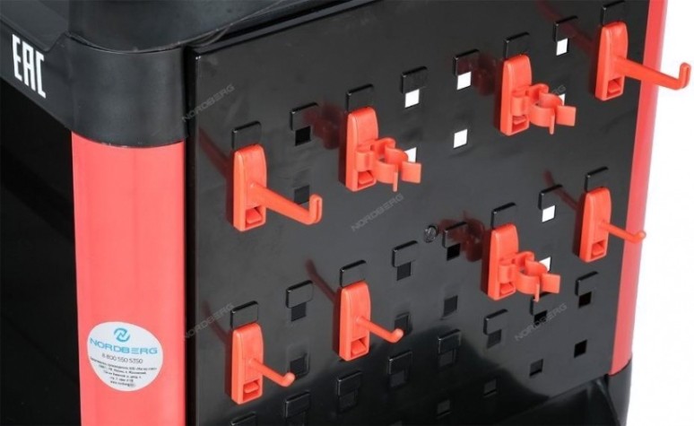 Тележка инструментальная NORDBERG T3 с пластиковыми полками (состоит из 2 коробок) [ЦБ-00015524]