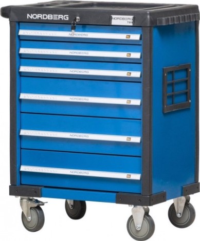 Тележка инструментальная NORDBERG T6N профессиональная (серая) [ЦБ-0009451]