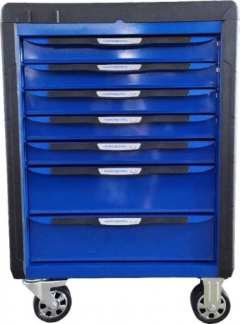 Тележка инструментальная NORDBERG T7P с системой защиты от опрокидывания (серая) [ЦБ-0009455]