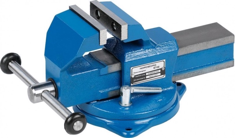 Тиски NORDBERG NT100 слесарные [ЦБ-0008428]