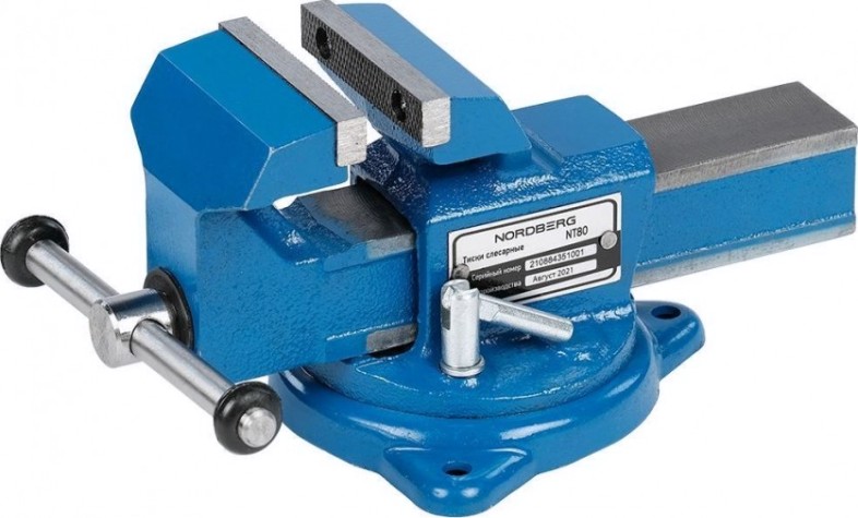 Тиски NORDBERG NT80 слесарные [ЦБ-0008435]