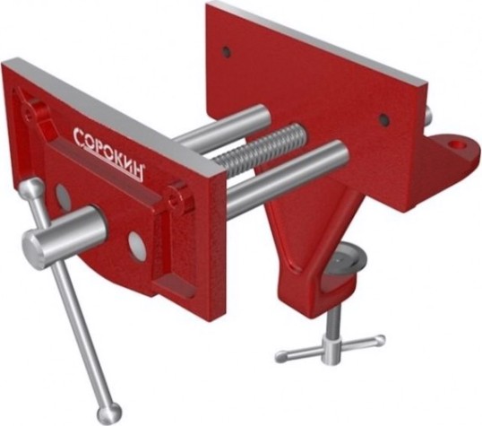 Тиски столярные на струбцине СОРОКИН 150 мм 1.935 [1.935]