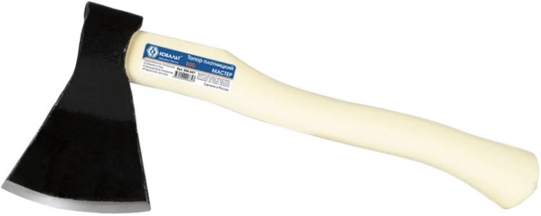 Топор Кобальт 906-647 МАСТЕР, плотницкий, кованый, 800г