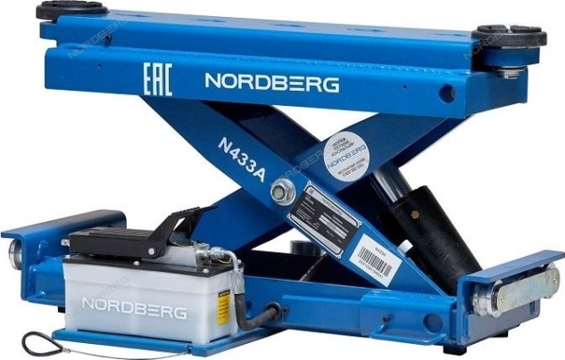 Траверса пневмогидравлическая NORDBERG N433А г/п 3т, для подъемников N634, 4445J, 4450J [ЦБ-00008176]