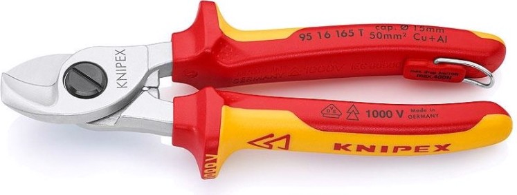 Тросорез KNIPEX 9516165TBK 165 мм, диэлектрический [KN-9516165TBK]