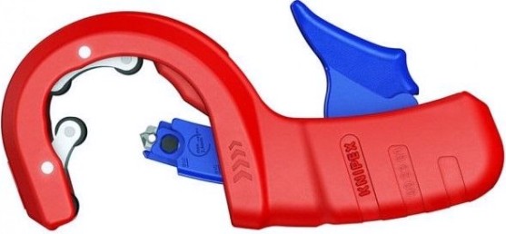 Труборез ручной KNIPEX DP50 для канализационных пластиковых труб 32/40/50 мм [KN-902301BK]