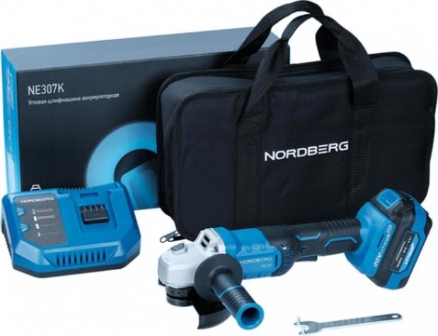 Угловая шлифмашина аккумуляторная NORDBERG NE307K [ЦБ-00016881]