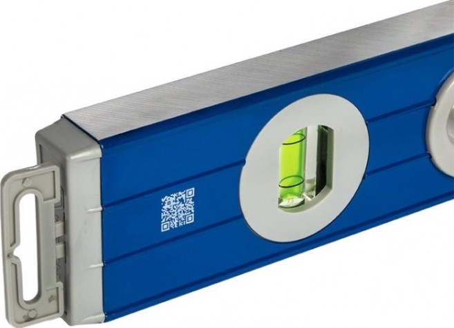 Уровень строительный Кобальт 243-080 комфорт, 600 мм, профиль 23x59 мм, 3 глазка.