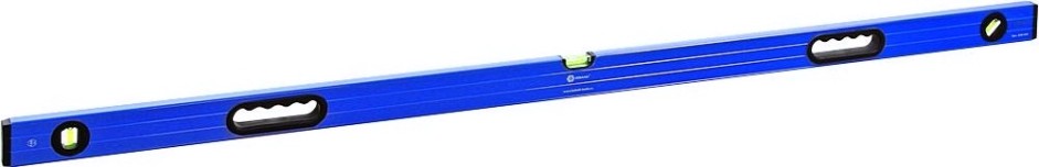 Уровень строительный Кобальт 243-127 комфорт, 1500 мм, профиль 23x59 мм, 3 глазка.