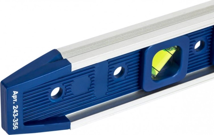 Уровень строительный Кобальт 243-356 225 мм, торпедо, 3 глазка, магнитный