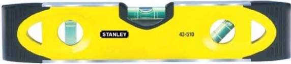 Уровень строительный STANLEY "TORPEDO" 250 мм, магнитный 0-43-511 [0-43-511]