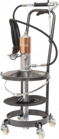 Установка для раздачи густой смазки NORDBERG NO5025 с тел. для бочек 20 кг, крышка 310, мембрана 285мм [NO5025]