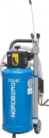 Установка для сбора масла NORDBERG 2330В пневматическая 30 л. (синяя)