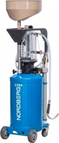 Установка для слива масла NORDBERG 2380 пневмо 80 л [2380B]