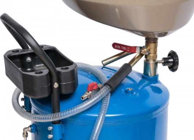 Установка для замены масла NORDBERG 2379-CV пневмо 65 л [9969]