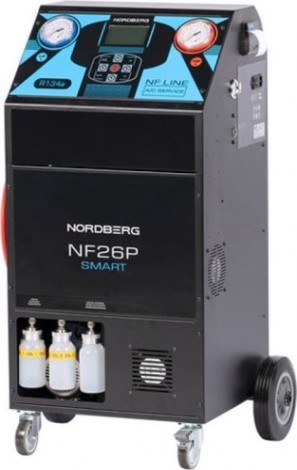 Установка для заправки автомобильных кондиционеров NORDBERG NF26P автомат с принтером [ЦБ-0009690]