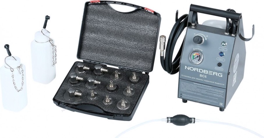 Устройство для замены тормозной жидкости NORDBERG BC6 BC6 [ЦБ-00016246]