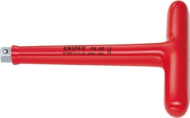 Вороток диэлектрический KNIPEX 9840 1000 V, 1/2", Т-образный [KN-9840]