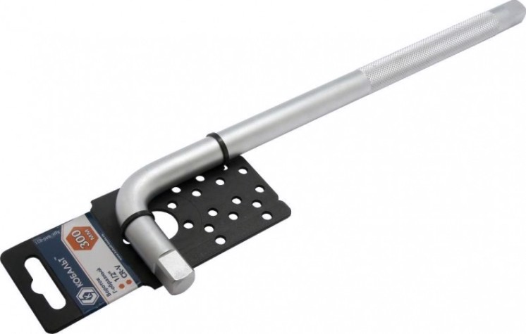 Вороток Кобальт 649-851 г-образный 1/2" 300 мм cr-v