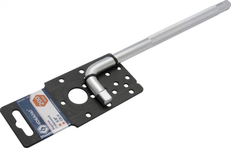 Вороток Кобальт 649-868 г-образный 3/8" 200 мм cr-v