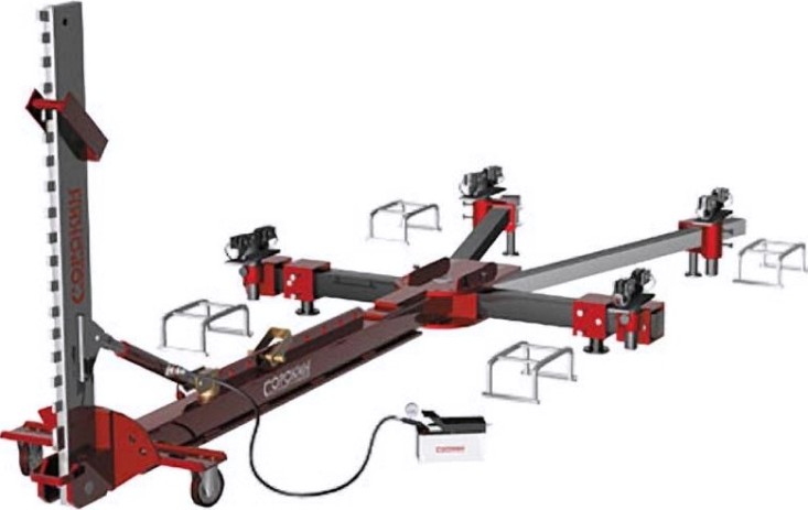 Выпрямляющая установка СОРОКИН 18.7 подкатная 10 т
