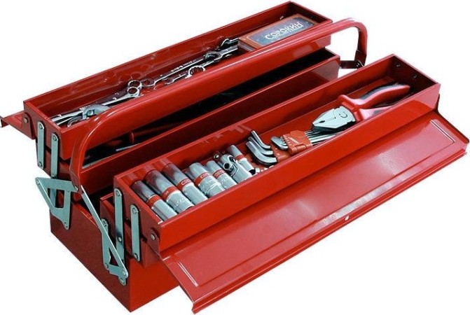 Ящик для инструмента СОРОКИН 5 отделений 27.145 [27.145]