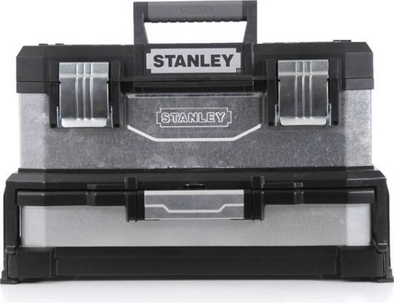 Ящик для инструмента STANLEY GALVANIZED METAL PLASTIC TOOLBOX WITH A DRAWER 20 1-95-830 [1-95-830]