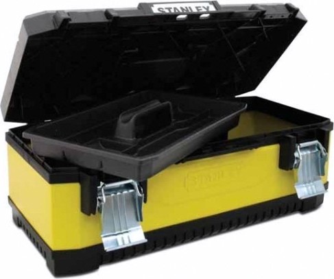 Ящик для инструмента STANLEY YELLOW METAL PLASTIC TOOLBOX 20" 1-95-612 [1-95-612]