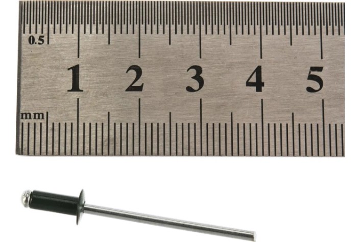 Заклепка алюминиевая Кобальт 910-980 вытяжные 3,2х8 мм, зеленые ral 6005 (50 шт.)