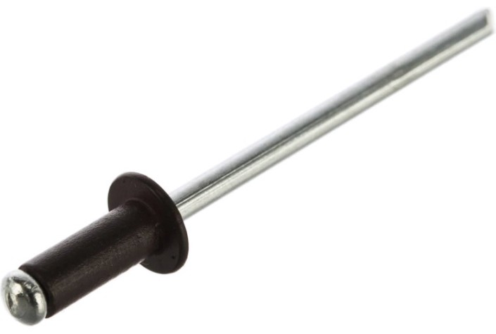 Заклепка алюминиевая Кобальт 911-017 вытяжные 3,2х8 мм, коричневые ral 8017 (50 шт.)