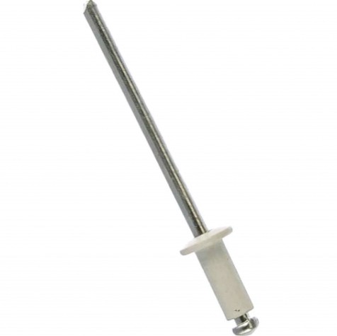 Заклепка алюминиевая Кобальт 911-048 вытяжные 3,2х8 мм, белые ral 9003 (50 шт.)